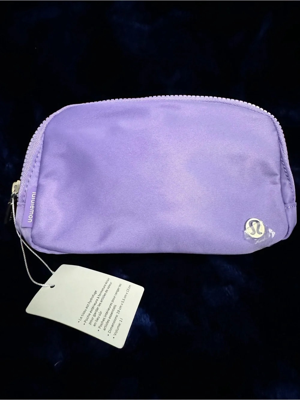 Lavender color belt bag